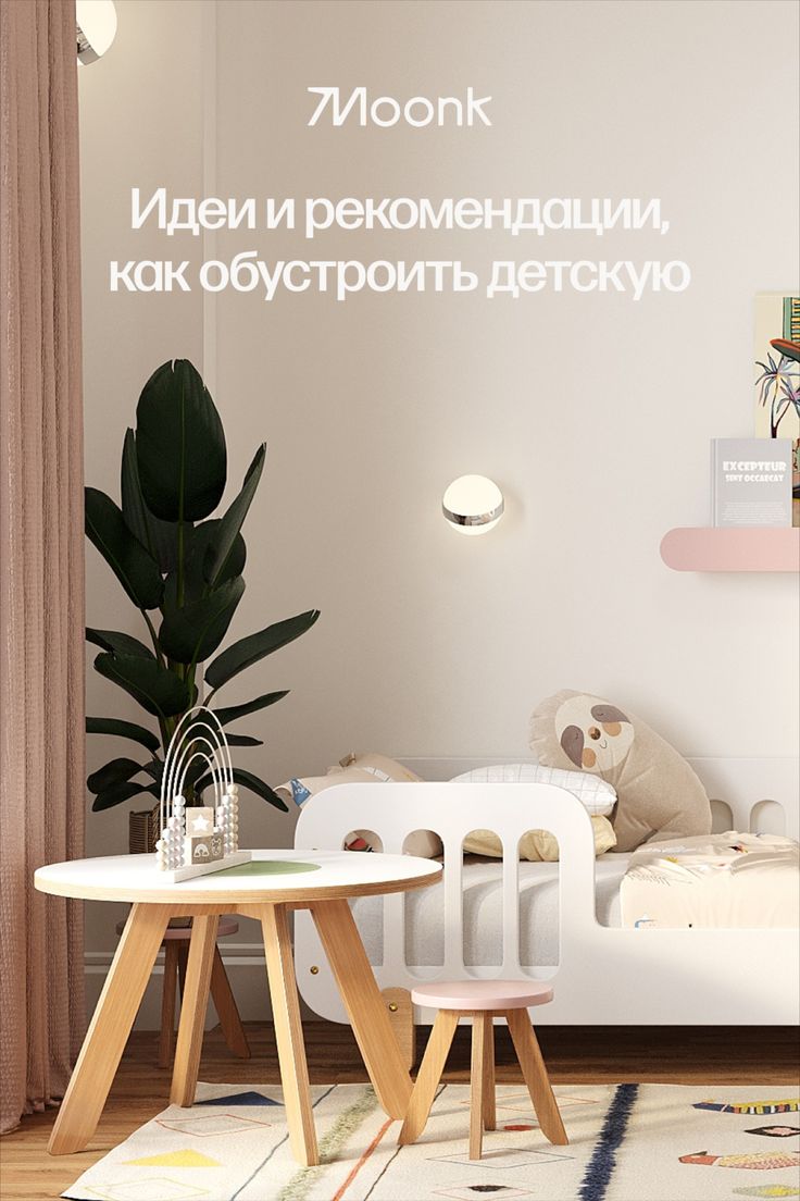 Идеи для оформления детской комнаты